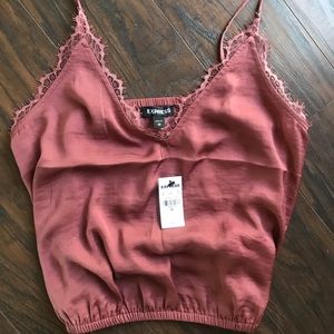 Express dusty rose tank top